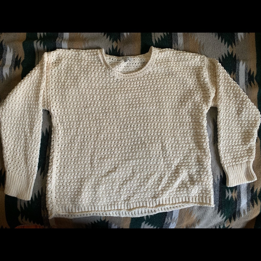 Madewell open stitch sweater